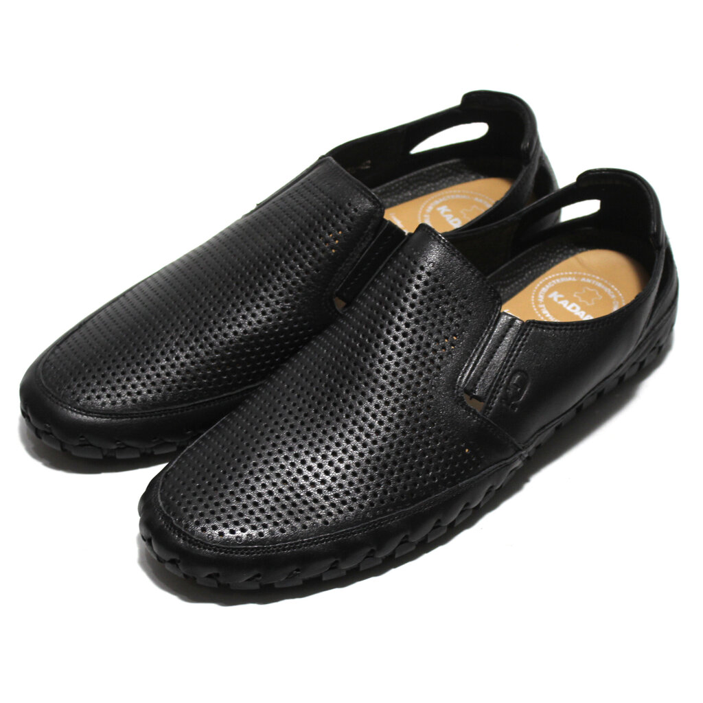 Odiniai batai vyrams Kadar 247227, juodi kaina ir informacija | Vyriški batai | pigu.lt