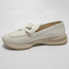 Кожаные туфли Lizzaro 247296, бежевые цена и информация | Женские туфли | pigu.lt