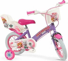 Vaikiškas dviratis Toimsa Children's Bike Toimsa Paw Patrol 12", violetinis/rožinis kaina ir informacija | Dviračiai | pigu.lt