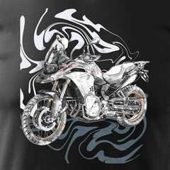 BMW F850 vīriešu motocikla t-krekls ar motociklu 1649-7 цена и информация | Мужские футболки | pigu.lt