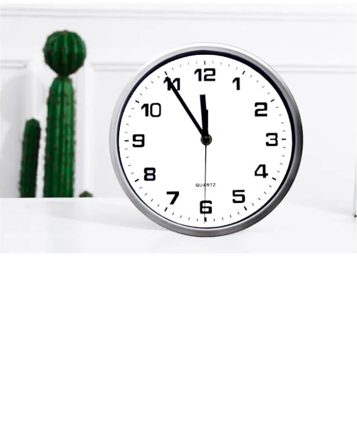 Sieninis laikrodis klasikinis kaina ir informacija | Laikrodžiai | pigu.lt