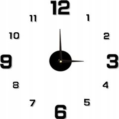 Настенные часы, 60-130см серебро цена и информация | Часы | pigu.lt
