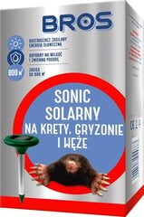 Kurmių atbaidymo aparatas su saulės elementu Bros Sonic Solar, 1vnt kaina ir informacija | Bros Sodo prekės | pigu.lt