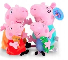 Pliušinių žaislų rinkinys Kiaulytė Pepa (Peppa Pig), 4vnt. kaina ir informacija | Minkšti (pliušiniai) žaislai | pigu.lt