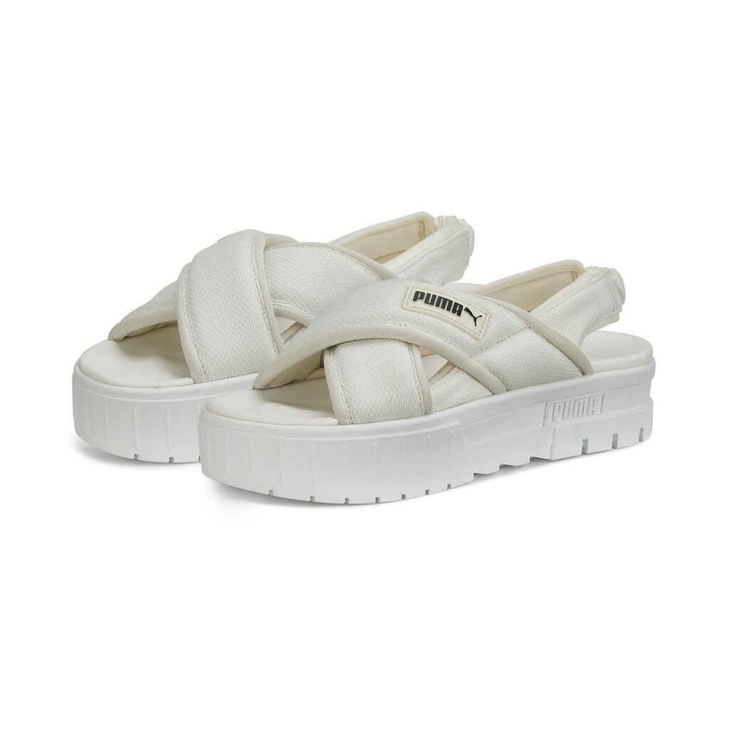 Puma basutės moterims Mayze Sandal 384829044065449321969, baltos kaina ir informacija | Basutės moterims | pigu.lt