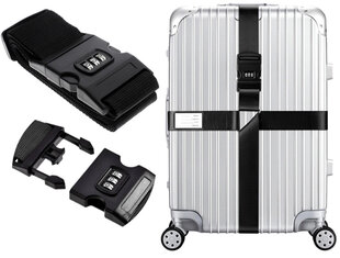Ремень безопасности для чемодана N36 цена и информация | Чемоданы, дорожные сумки  | pigu.lt