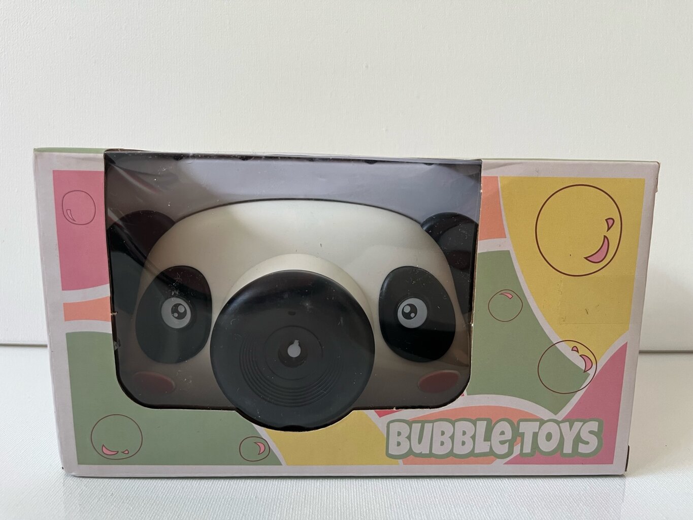 Grojantis muilo burbulų fotoaparatas Panda kaina ir informacija | Vandens, smėlio ir paplūdimio žaislai | pigu.lt