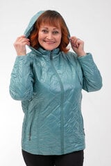 Куртка стёганая на тонком синтепоне со съёмным капюшоном цена и информация | Женские толстовки | pigu.lt