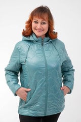 Куртка стёганая на тонком синтепоне со съёмным капюшоном цена и информация | Женские толстовки | pigu.lt
