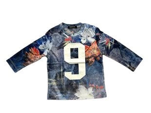Marškinėliai ilgomis rankovėmis berniukams Ronnie Kay, mėlyni kaina ir informacija | Marškinėliai mergaitėms | pigu.lt