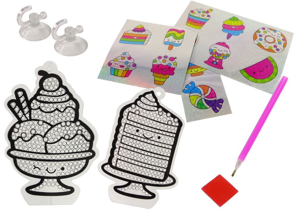 Deimantinės mozaikos rinkinys Creative Kit Stickers Sticking, 19x13 cm цена и информация | Deimantinės mozaikos | pigu.lt