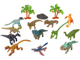 Набор Фигурки Животные Динозавры 12 шт. Аксессуары в трубке цена и информация | Игрушки для мальчиков | pigu.lt