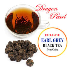 Išskirtinė kiniška juodoji arbata Earl Grey Dragon Pearl, 100 g kaina ir informacija | Arbata | pigu.lt