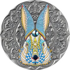 Sidabrinė moneta Triušis Mandala 2 oz kaina ir informacija | Numizmatika | pigu.lt