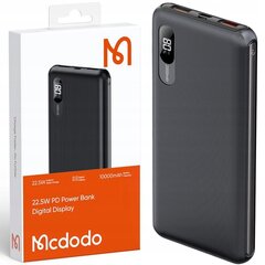 MCDODO POWERBANK 10000MAH QC 3.0 USB-C PD 22.5W цена и информация | Зарядные устройства Power bank | pigu.lt