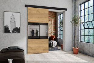  раздвижные двери с зеркалом   KIE82/86 цена и информация | Шкафы | pigu.lt