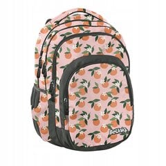Рюкзак школьный BeUniq Orange Flowers цена и информация | Школьные рюкзаки, спортивные сумки | pigu.lt