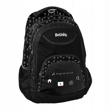 Школьный рюкзак BeUniq, черный цвет цена и информация | Школьные рюкзаки, спортивные сумки | pigu.lt