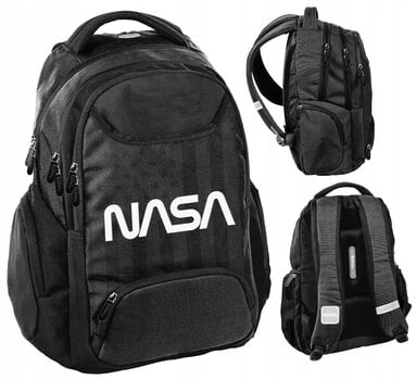 Рюкзак школьный BeUniq Nasa, черный цвет цена и информация | Школьные рюкзаки, спортивные сумки | pigu.lt