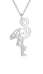 JVD Серебряный кулон с игривым фламинго SVLP0555XH20000 цена и информация | Женское колье | pigu.lt