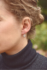 Auksiniai auskarai moterims Brilio sBR1842 kaina ir informacija | Auskarai | pigu.lt