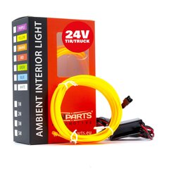 LED šviesos juostelė automobilio dekoravimui EinParts24V, 2m, geltona kaina ir informacija | Automobilių salono dalys | pigu.lt