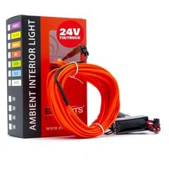 LED šviesos juostelė automobilio dekoravimui EinParts24V, 5m, raudona kaina ir informacija | Automobilių salono dalys | pigu.lt