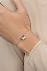 Brilio Silver Элегантный серебряный браслет с натуральным жемчугом BRC28W цена и информация | Женские браслеты | pigu.lt