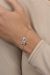 Brilio Silver Романтический бронзовый браслет с цирконами BRC32R цена и информация | Женские браслеты | pigu.lt