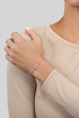 Brilio Silver Очаровательный позолоченный браслет в форме сердца BRC39Y цена и информация | Женские браслеты | pigu.lt