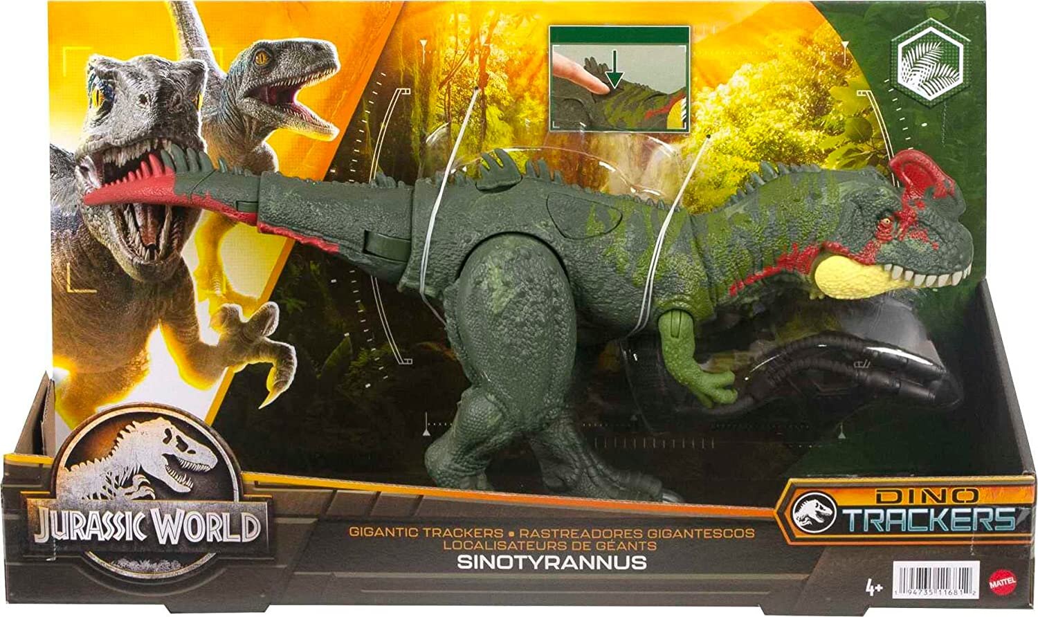 Dinozauro figūrėlė Sinotyrannus Mattel Jurassic World HLP25 цена и информация | Žaislai berniukams | pigu.lt