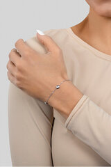 Brilio Silver Очаровательный серебряный браслет с синтетическими опалами BRC40WP цена и информация | Женские браслеты | pigu.lt