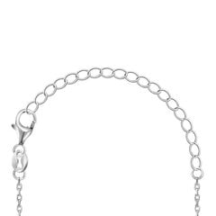 Brilio Silver Достойное серебряное ожерелье со скрипичным ключом NCL67W (цепочка, кулон) цена и информация | Украшения на шею | pigu.lt