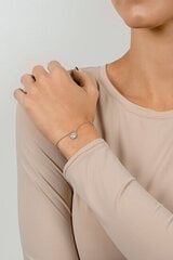 Brilio Silver Красивый серебряный браслет с цирконами BRC51W цена и информация | Женские браслеты | pigu.lt
