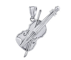 Silvego Серебряный кулон "Скрипка Вивальди" JJJ2183P цена и информация | Украшения на шею | pigu.lt