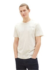 Tom Tailor marškinėliai vyrams 1035541.18592, smėlio spalvos kaina ir informacija | Vyriški marškinėliai | pigu.lt