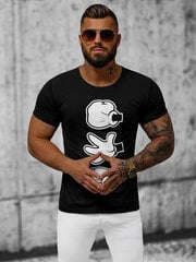 Marškinėliai vyrams Vasky JS/KS1997-51114, juodi kaina ir informacija | Vyriški marškinėliai | pigu.lt