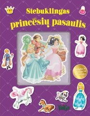 Stebuklingas princesių pasaulis. Knygelė su magnetukais kaina ir informacija | Knygos vaikams | pigu.lt