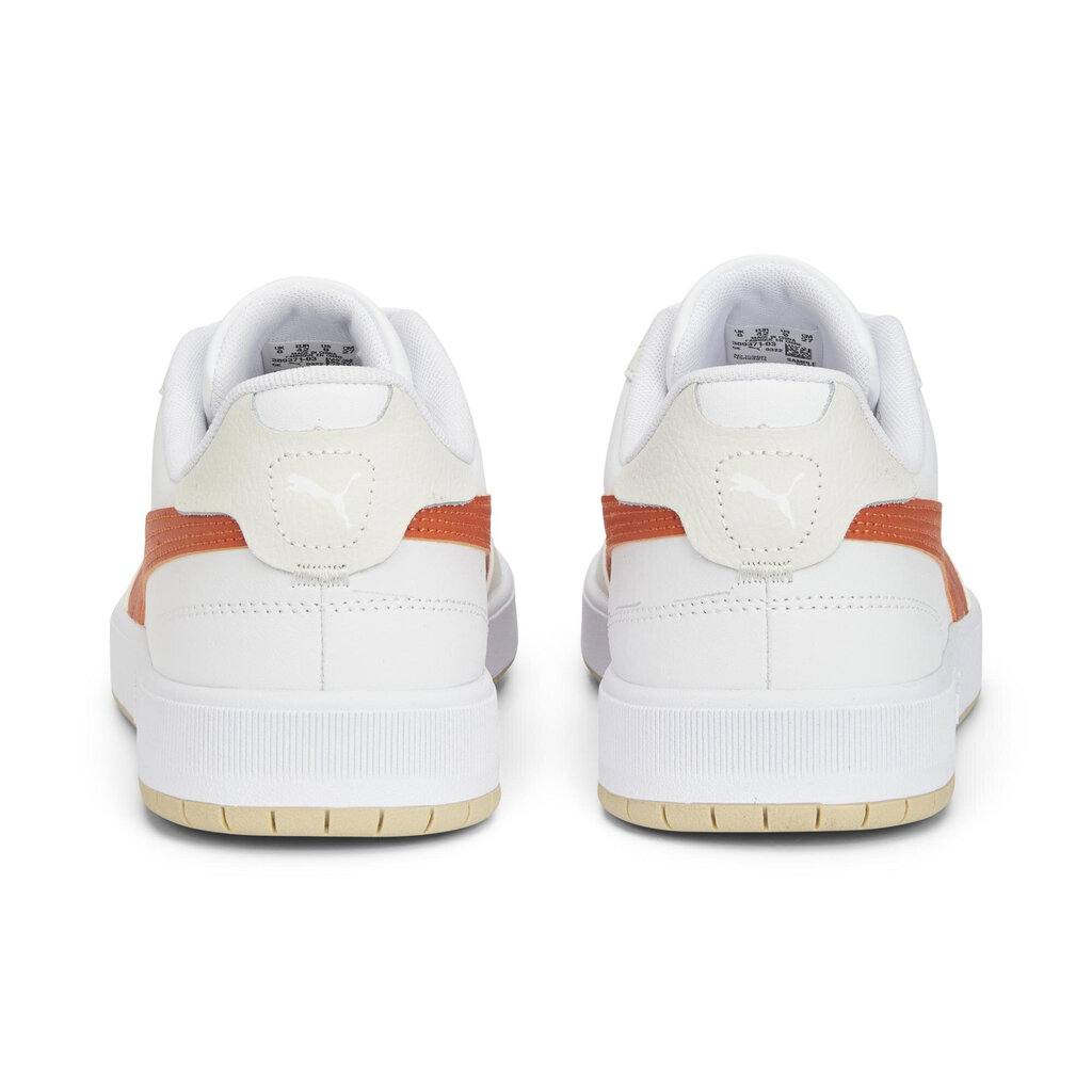 Sportiniai batai vyrams Puma Court Ultra Lite White Orange 38931, balti kaina ir informacija | Kedai vyrams | pigu.lt