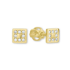 Auksiniai auskarai moterims Brilio sBR0858 kaina ir informacija | Auskarai | pigu.lt