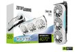 Zotac Gaming GeForce RTX 4070 Ti Trinity OC White Edition (ZT-D40710Q-10P) kaina ir informacija | Vaizdo plokštės (GPU) | pigu.lt