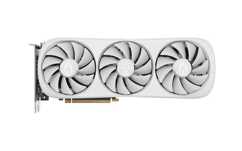 Zotac Gaming GeForce RTX 4070 Ti Trinity OC White Edition (ZT-D40710Q-10P) kaina ir informacija | Vaizdo plokštės (GPU) | pigu.lt