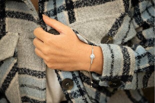 Brilio Silver Очаровательный серебряный браслет с цирконами BRC02 цена и информация | Женские браслеты | pigu.lt