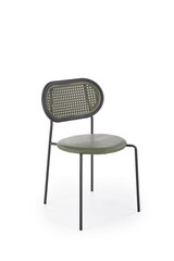 Комплект из 4-х стульев K524, зеленый/черный цвет цена и информация | Стулья для кухни и столовой | pigu.lt