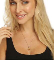 Sidabrinis kaklo papuošalas su perlu moterims Jwl Luxury Pearls JL0734 kaina ir informacija | Kaklo papuošalai | pigu.lt