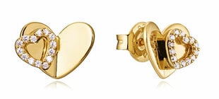Viceroy Нежные позолоченные серьги Heart of San Valentin 13126E100-36 sVR0779 цена и информация | Серьги | pigu.lt