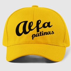 Kepuraitė Alfa patinas, geltona kaina ir informacija | Originalios kepurės | pigu.lt