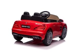 Dvivietis vaikiškas elektromobilis Mercedes SL65 S, raudonas lakuotas kaina ir informacija | Elektromobiliai vaikams | pigu.lt