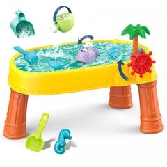 Столик для игры с водой и песком Woopie с аксессуарами цена и информация | Игрушки для песка, воды, пляжа | pigu.lt