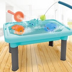 Stalas su vandens žaidimu žvėjiba Woopie 3in1, 6 det. kaina ir informacija | Vandens, smėlio ir paplūdimio žaislai | pigu.lt